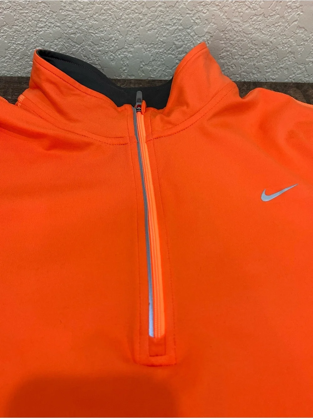 Women’s 2XL Plus Nike Element Dri-Fit Orange Quarter-Zip Performance Pullover